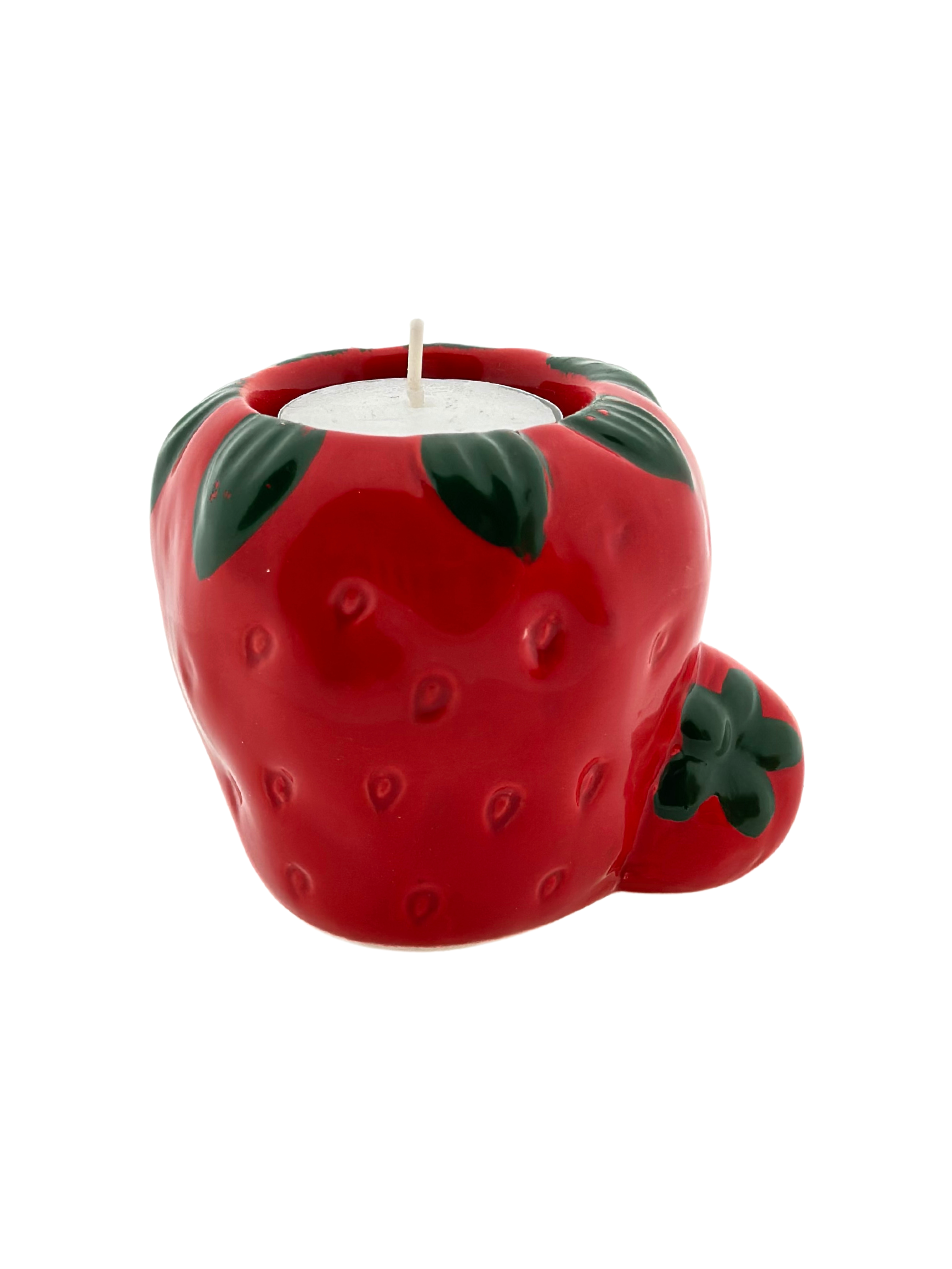 fruit collectie - aardbeien - aardbei - kandelaar - kaarshouder - afscheid - rememberme webshop